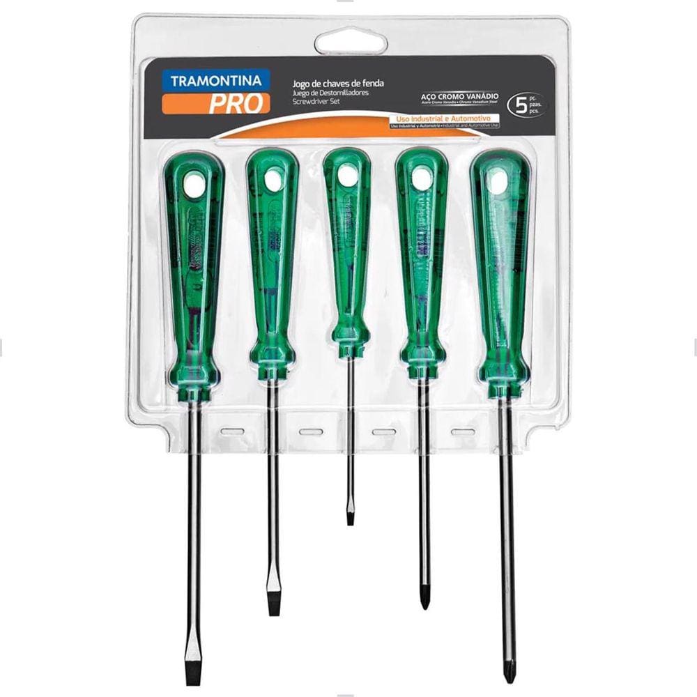 Jogo de Chave de Fenda Phillips 5pçs 44110/505 Tramontina