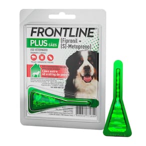 Frontline Plus Antipulgas e Carrapatos Cães 40 a 60kg
