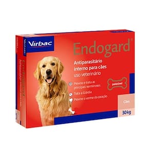 Virbac Endogard Com 2 Comprimidos Para Cães 30Kg