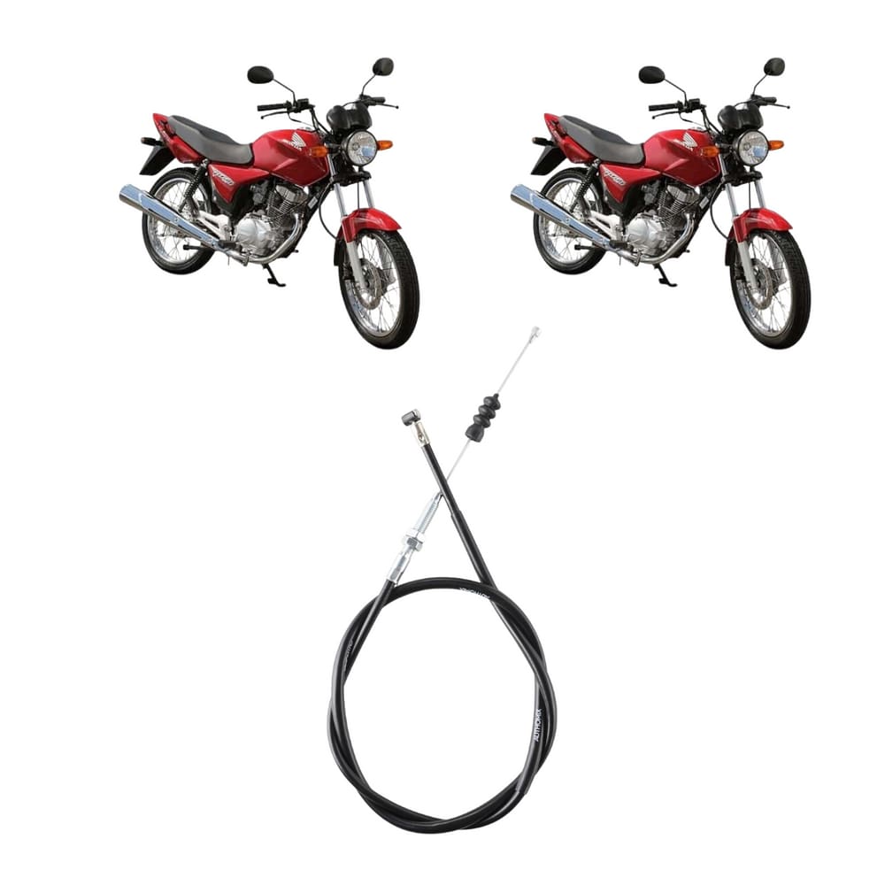 01 Cabo Embreagem Honda Cg 125 Titan Es 0.1L 2V OHC Monocilindrico 2000 A 2004 Authomix