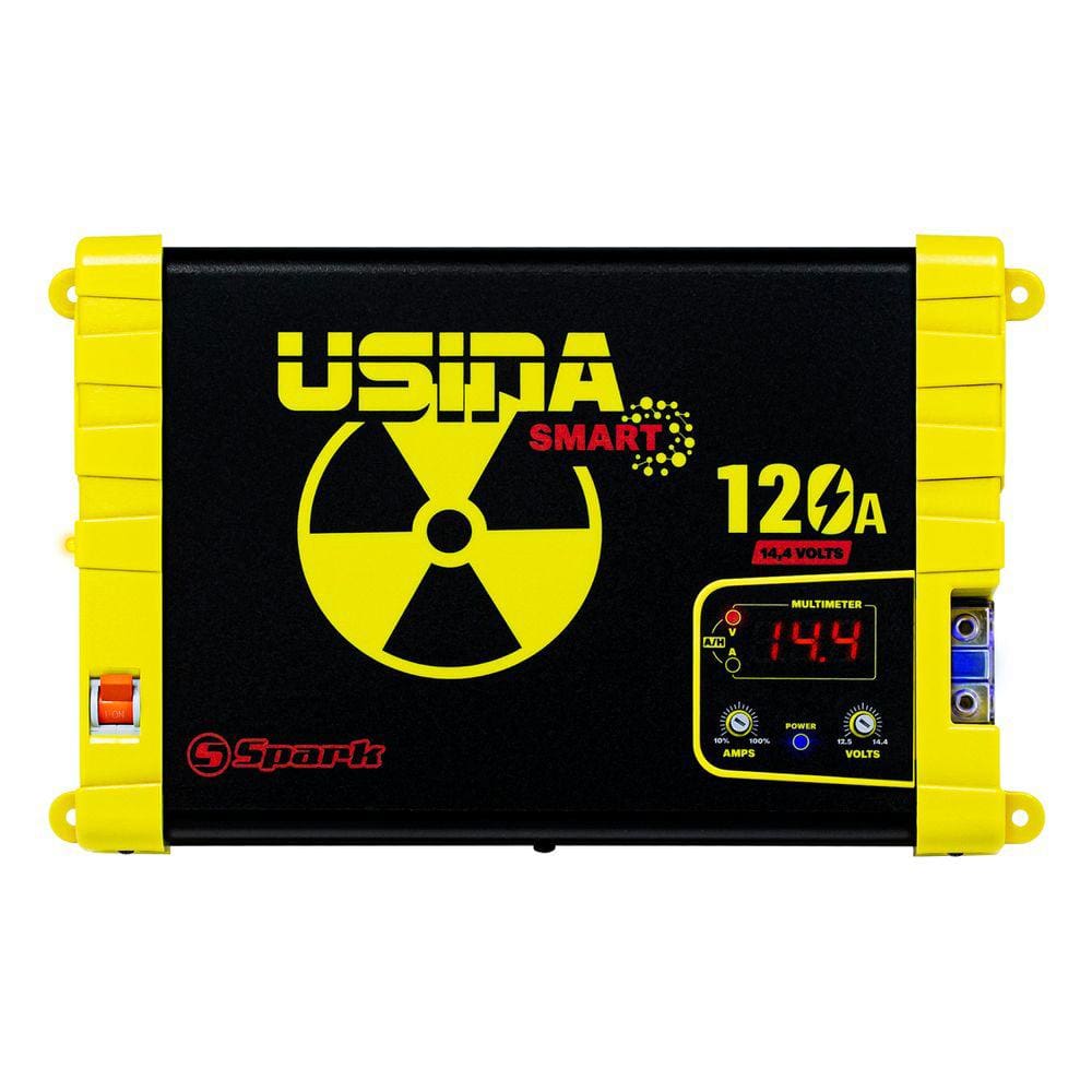 Fonte Automotiva Usina 120a 14.4v Bivolt Voltimetro Spark