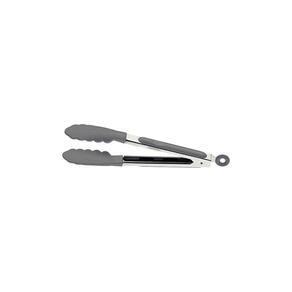 Pegador Multiuso Moldê Em Silicone Cinza E Inox 29cm - Tramontina