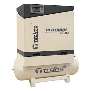 Compressor Parafuso Techto Platinum TB10 10 Hp 10 Bar 145 Psi 230 Litros 220V