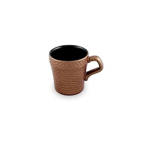 Xícara De Cerâmica Martelada Cobre 150ml - Ceraflame