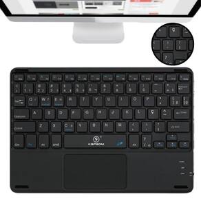 Kit Teclado Abnt Com Mouse Para Tablet Samsung S7 11 T870