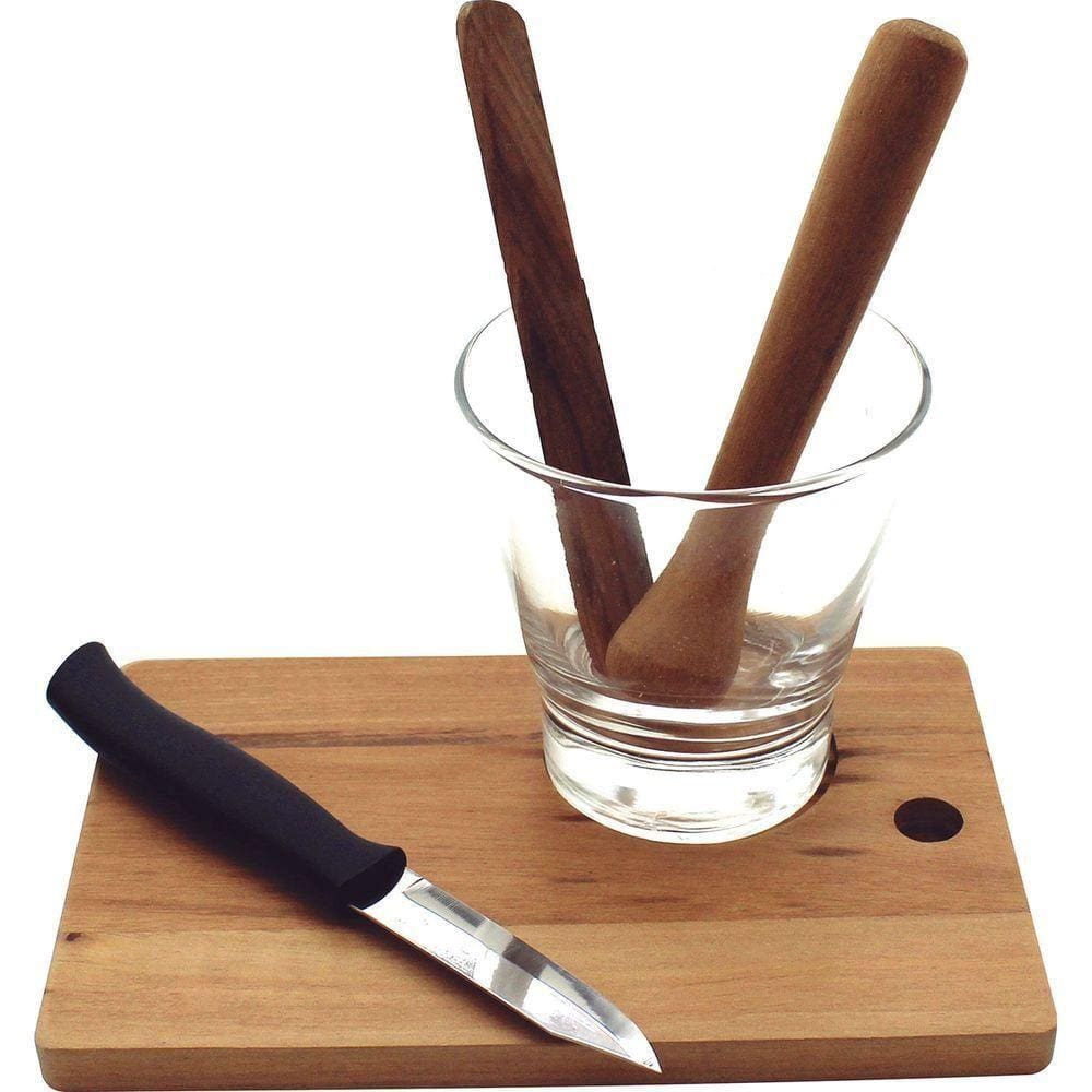 Kit Caipirinha Em Madeira Muiracatiara Basic 5pçs - Tramontina