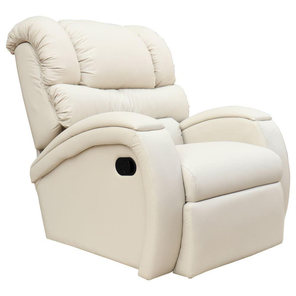 Poltrona do Papai Reclinável Giratória Balanço Zero Wall Biorne F05 Corano Bege  - Lyam Decor