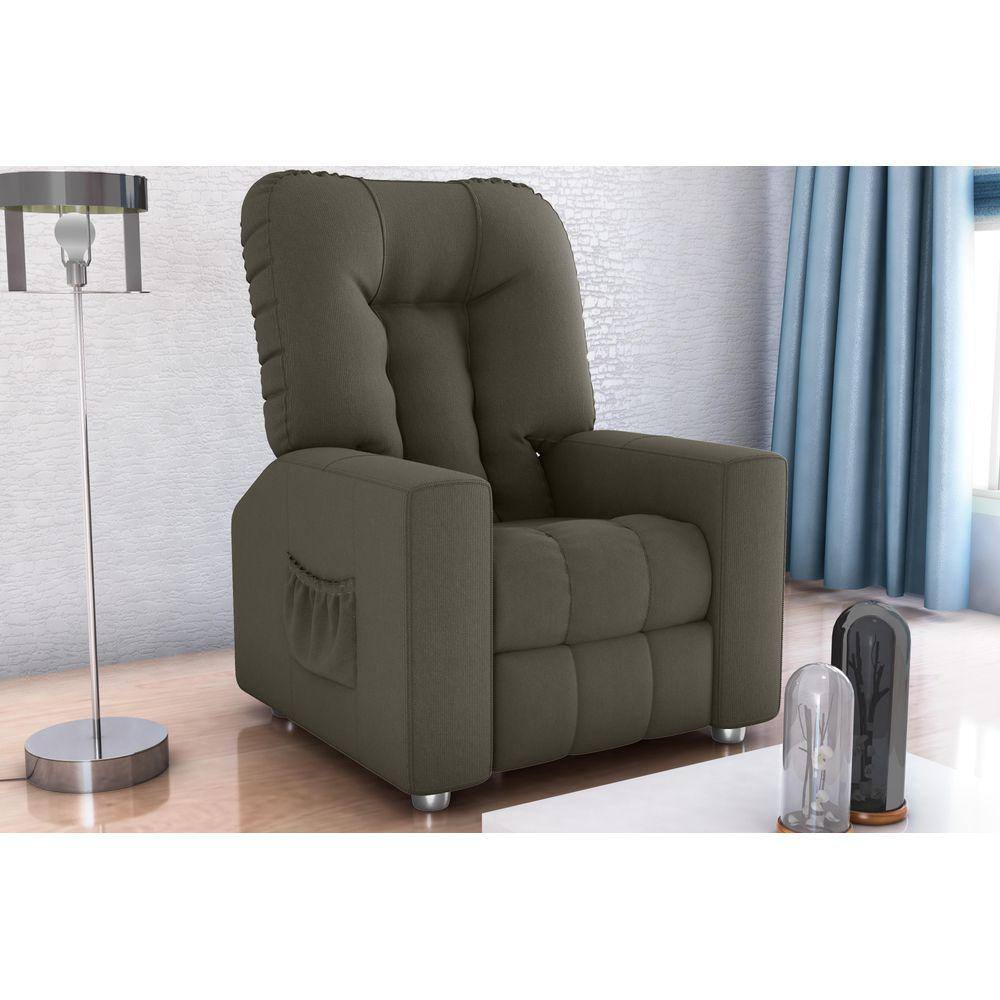 Poltrona Reclinável MX5 Pallas Suede Cappuccino B 255 - Matrix