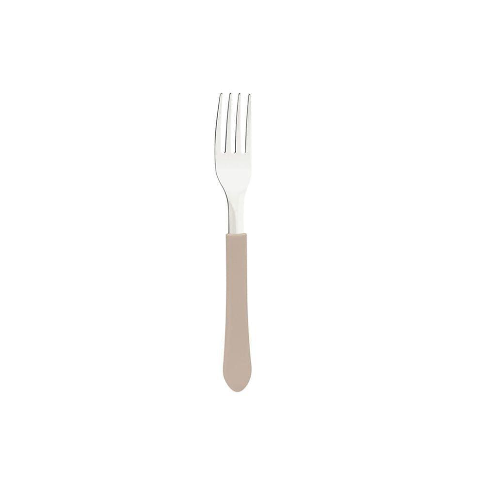 Jogo De Garfos De Mesa Leme Com Lâminas Em Inox E Cabos De Polipropileno Cinza 12pçs - Tramontina