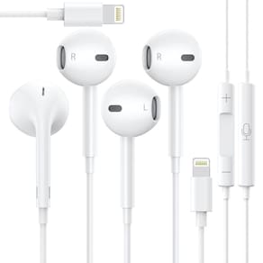 Pacote de 2 fones de ouvido SKYCABLE para com fio e conexão Lightning