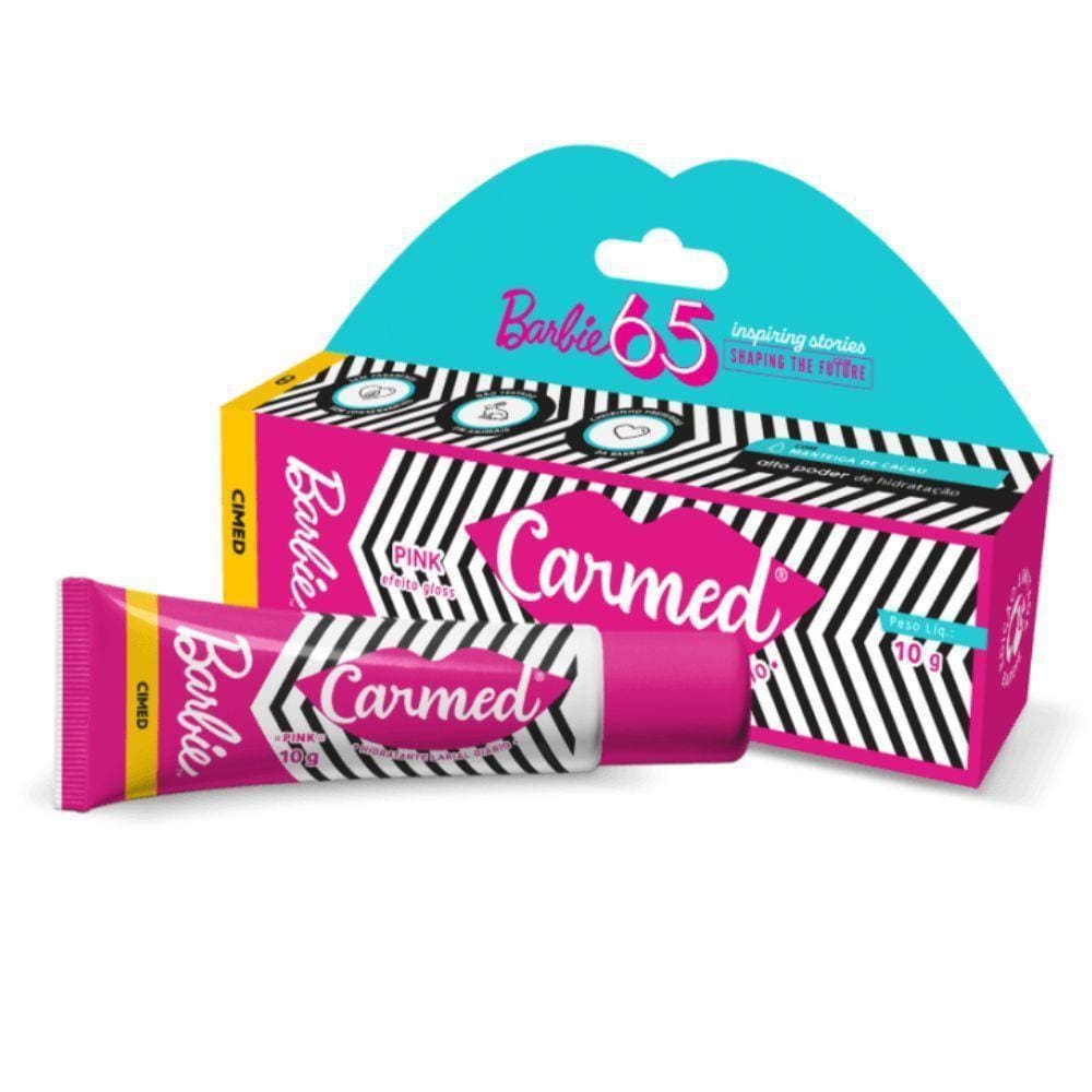 Hidratante Labial Carmed Barbie Pink 10G