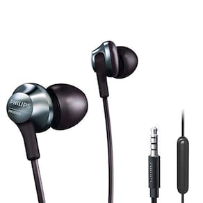 Fones de ouvido Philips Pro com fio e microfone e áudio de alta resolução de 3,5 m