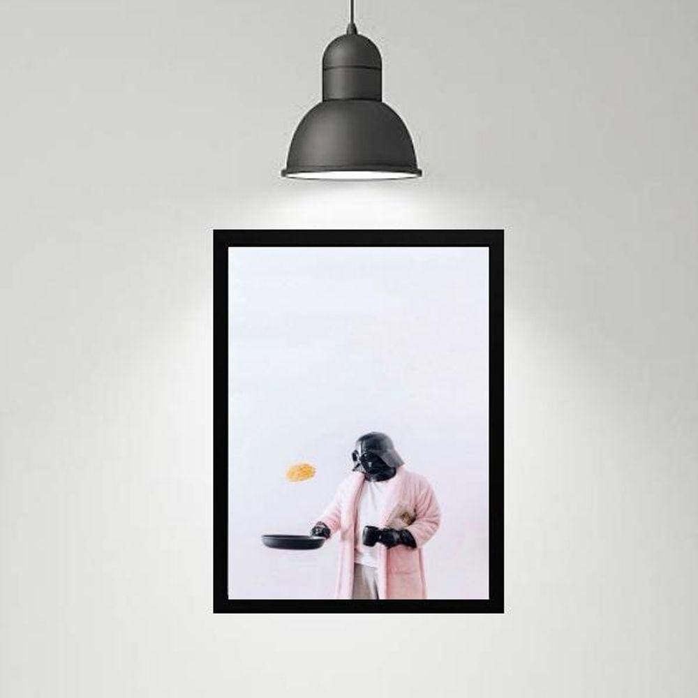 Quadro Divertido Cozinha Darth 24X18Cm