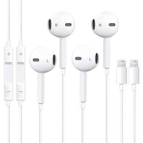 Earbuds Eashion para : fones de ouvido com fio e Lightning