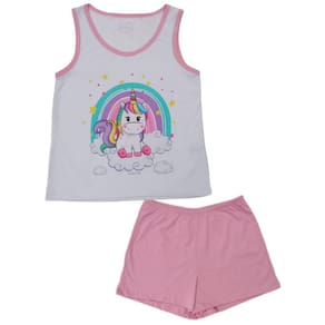Pijama Feminino Adulto Estampa Unicórnio