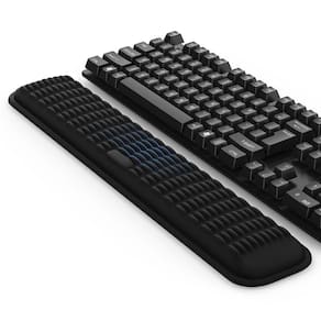 Apoio de pulso para teclado MEKASS Soft Memory Foam Classic Black