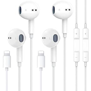 Earbuds DisRun para Fones de ouvido com fio com microfone e volume
