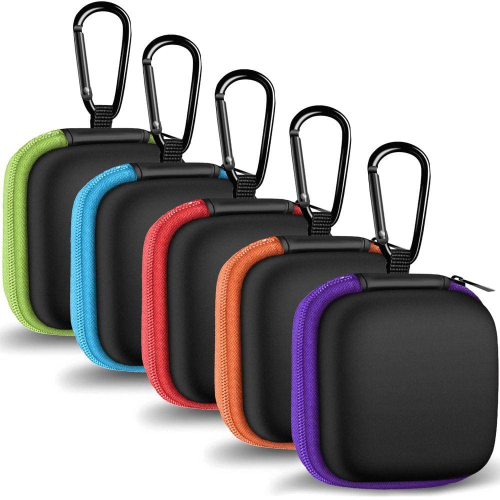Estojo de fone de ouvido MOLOVA, bolsa de armazenamento portátil em EVA com mosquetão