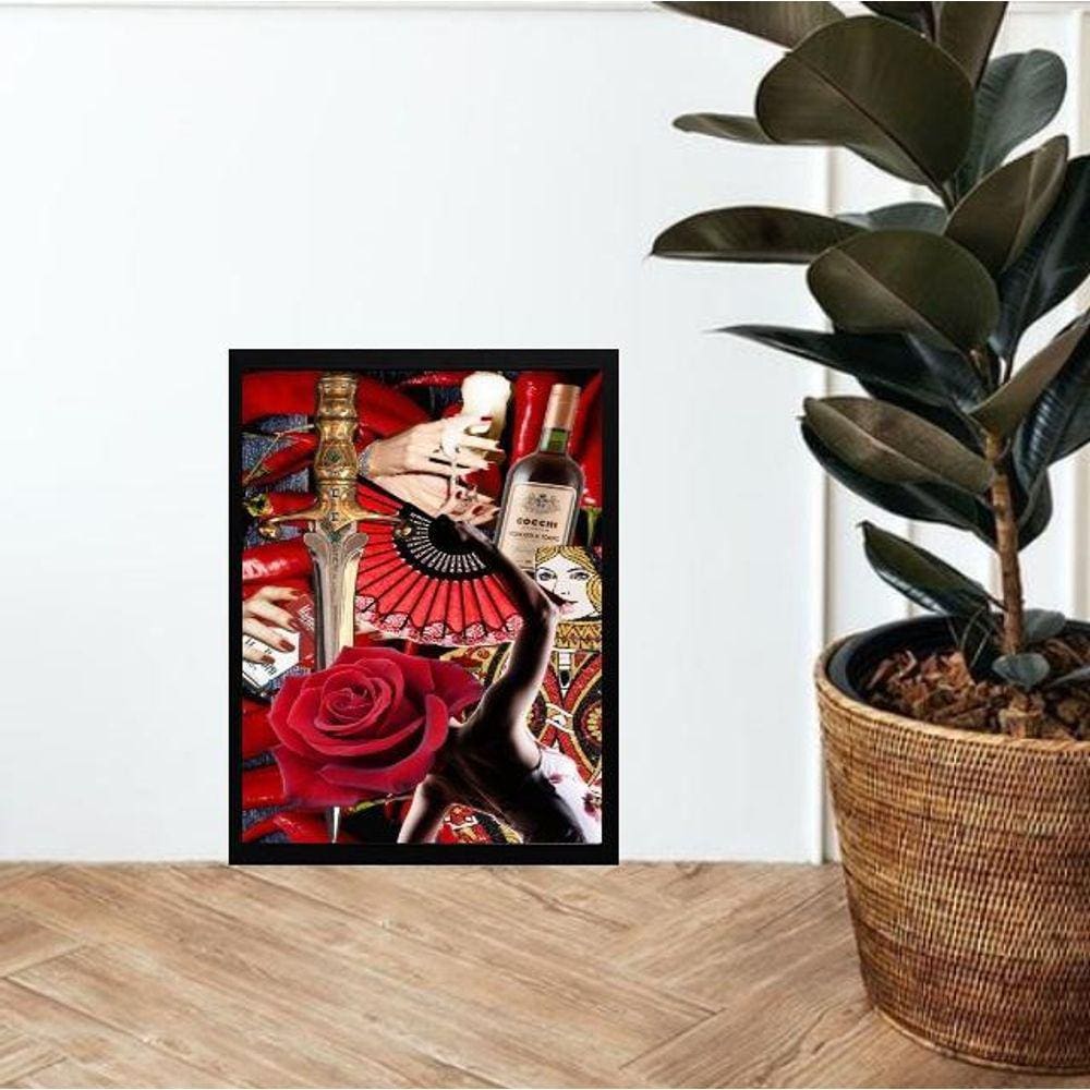 Quadro Trabalho De Umbanda 45X34Cm