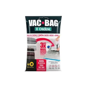 Conjunto Vac Bag Tamanho Médio - Ordene