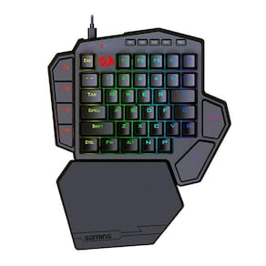 Teclado Mecanico DITIX OneHanded Redragon RGB SwitAzul K601-RGB