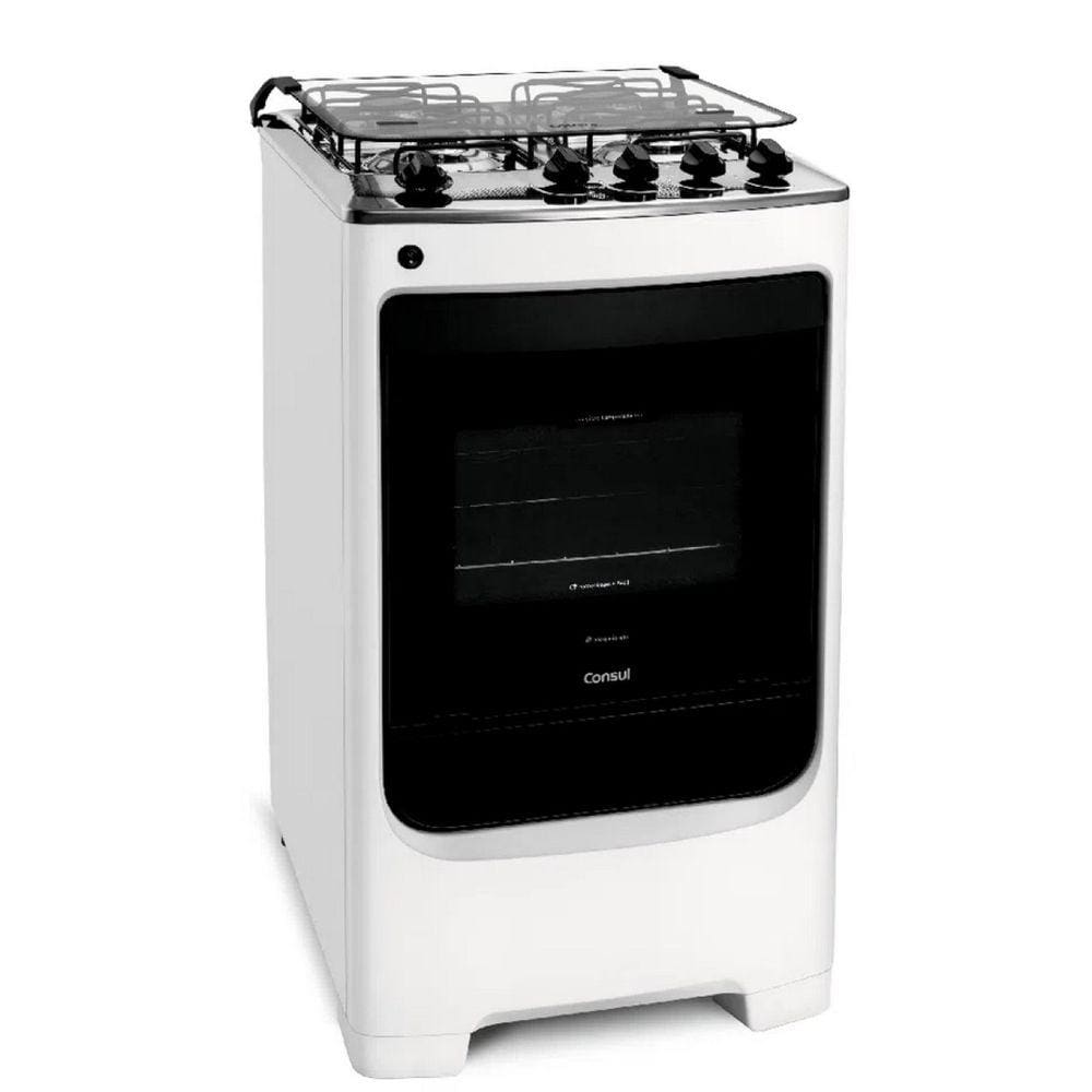 Fogão 4 Bocas Cfo4nab Consul Piso Branco