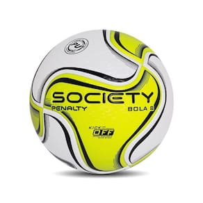 Bola Penalty Society 8 Gomos Amarela Termotec