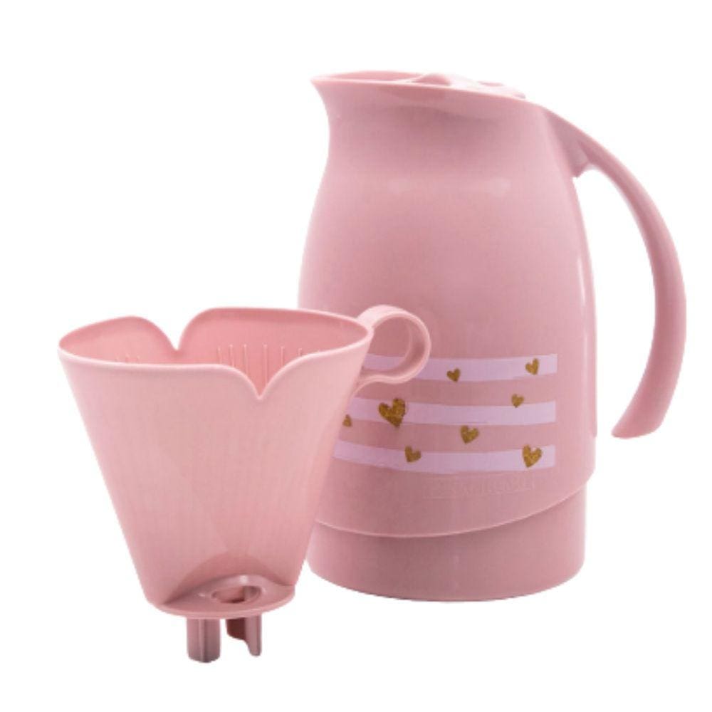 Bule Garrafa Térmica 700ml Café Chá Com Ampola Nitrato De Prata