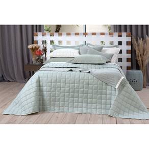 Cobre Leito Lavive Diana Super King Dupla Face Verde Malva