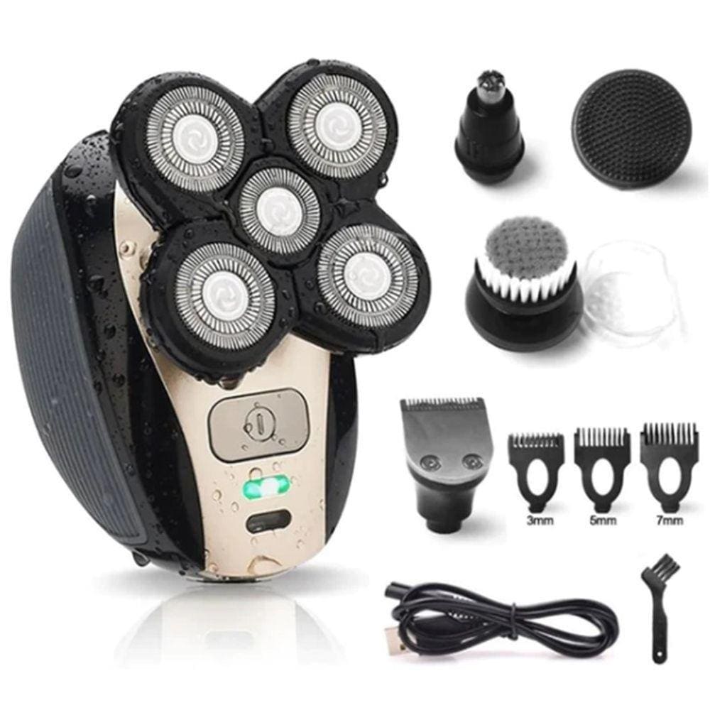 Barbeador Eletrico Recarregável 5 Em 1 Barbear Blader Pro