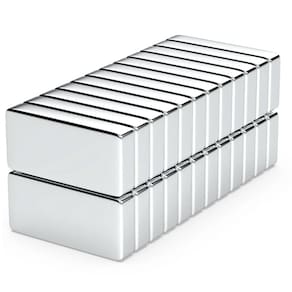 20pcs. Imã De Neodimio Retangular 20x10x4mm - N35