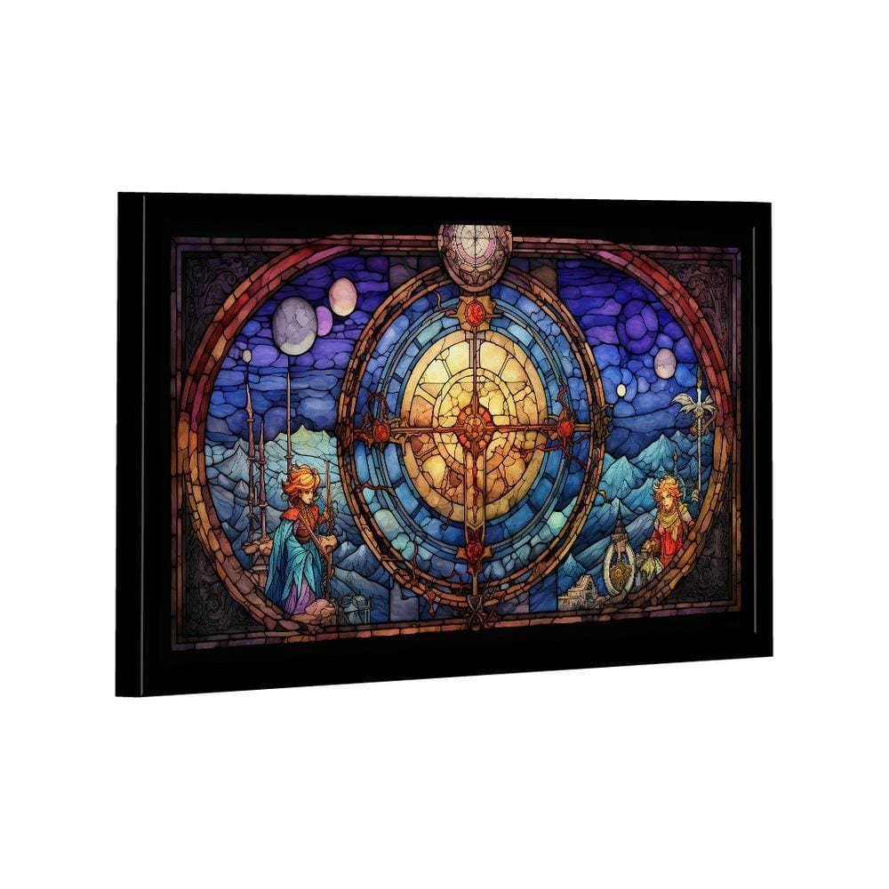 Quadro Vitral Pergaminho E Profecia -- Br Artes