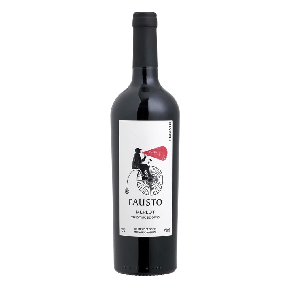 Vinho Fausto Merlot 750 Ml