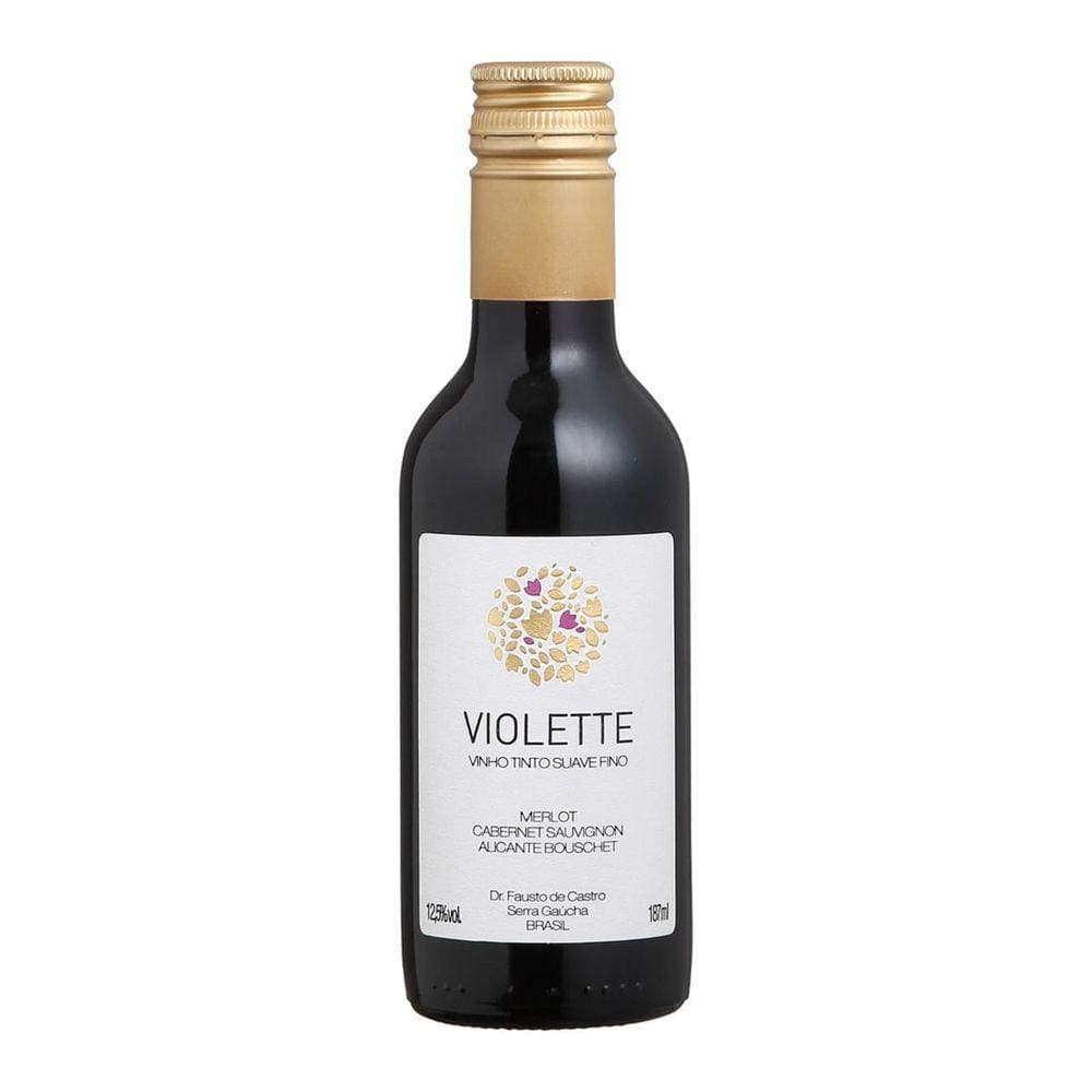 Vinho Pizzato Violette Tto Suave 187 Ml