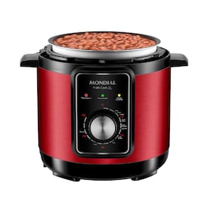 Panela de Pressão Elétrica Pratic Cook 3 L Red Premium I PE-47-3L-RI