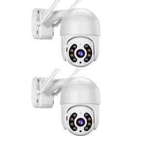 Kit 2 Câmera Externa Ip A Prova D`Água Infravermelho Alarme