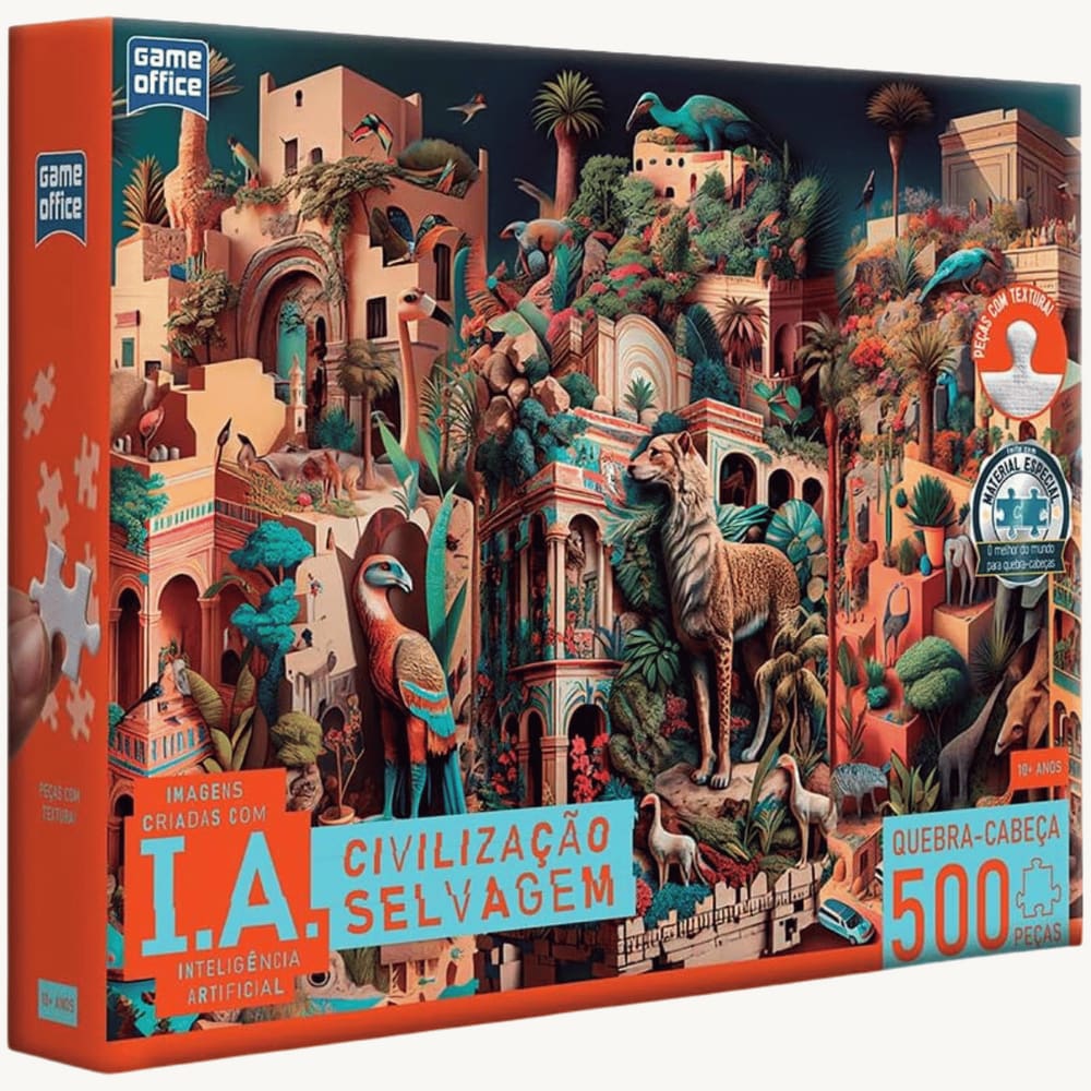 Quebra-cabeça IA: Civilização Selvagem 500 peças Toyster