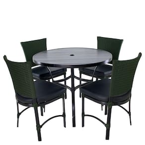 4 Cadeiras Florata Com Mesa P/ Área De Piscina, Varanda