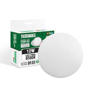 Painel De Led Taschibra Frameless Redondo Embutir 12w Bivolt