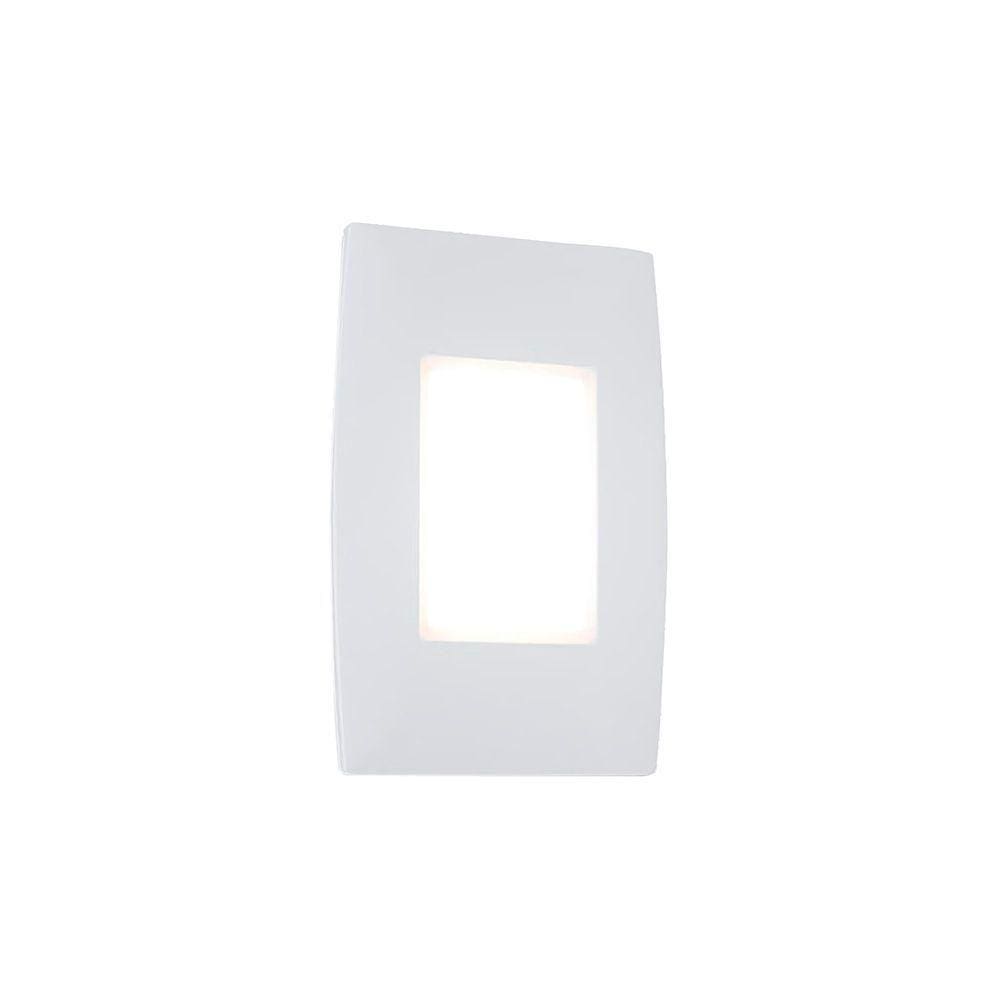 Balizador Mbled Lumo Embutir Led Bivolt Branco 3000k Luz Amarela