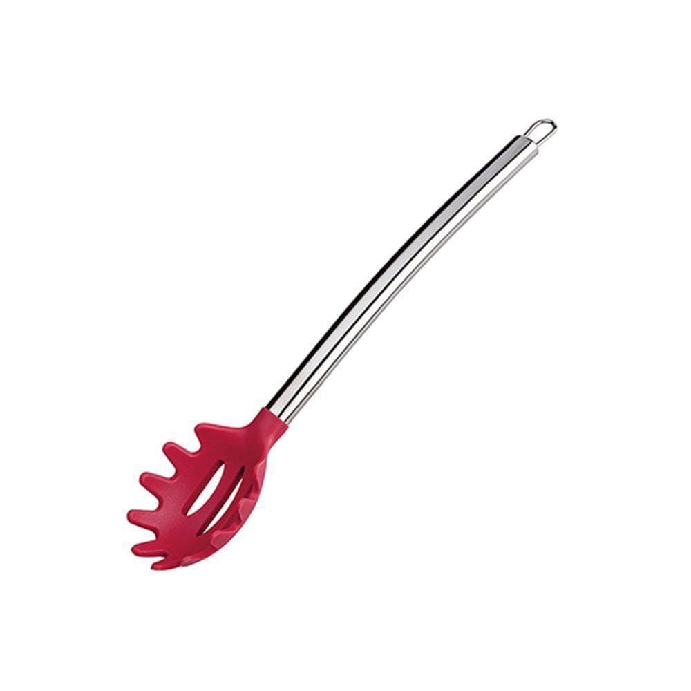 Pegador De Massa De Silicone C- Cabo Inox Vermelha - Euro Home