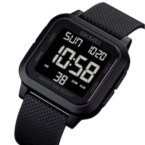 Relógio Digital Masculino Feminino Esportivo 5 Atm - Preto