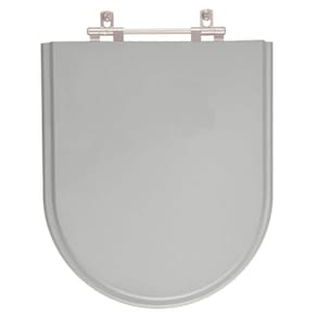 Assento Sanitario Jasmim Cinza Escuro para bacia Fiori 6lpf