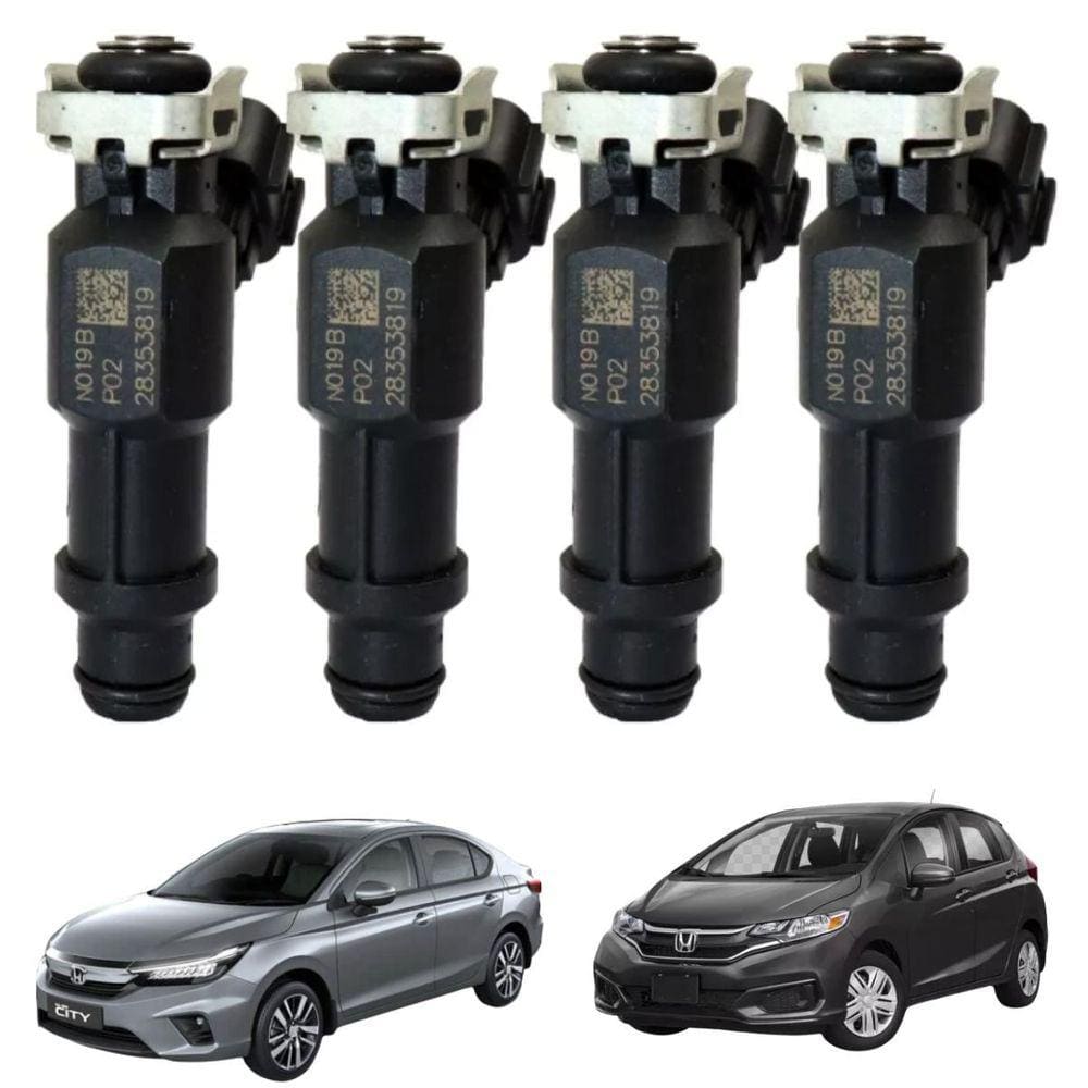 Kit 4 Bico Injetor Honda Fit 1.5 16V Flex 2017