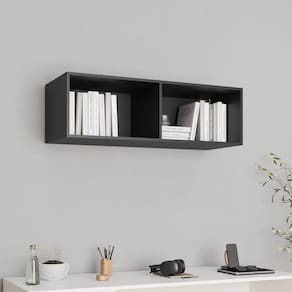 Módulo Nicho Duplo Modulado Hera Cabecasa Madeiramadeira Preto