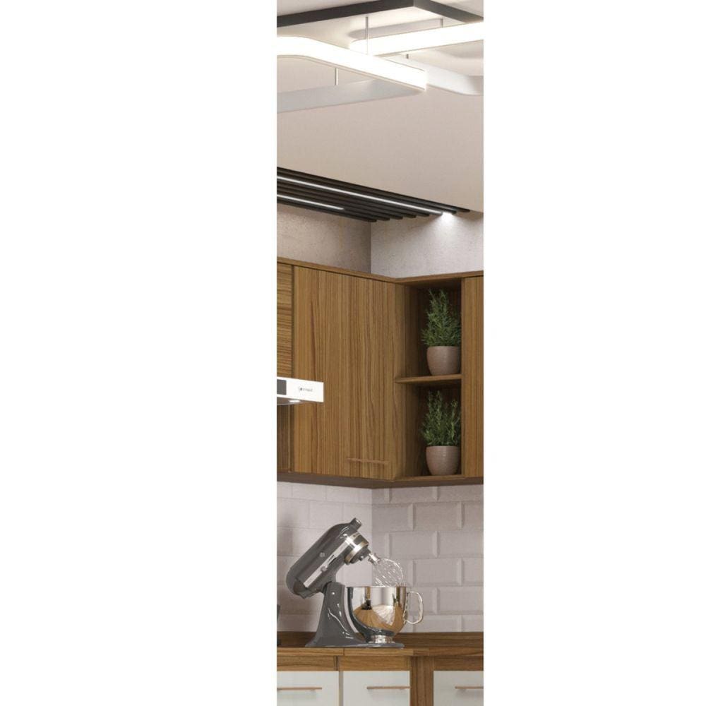 Armário Aéreo Canto Reto M Ref Co7112 1cx Ipê