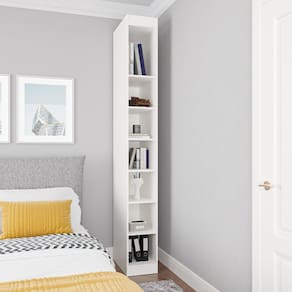 Módulo Nicho Vertical Modulado Hera Cabecasa Madeiramadeira Branco Geada
