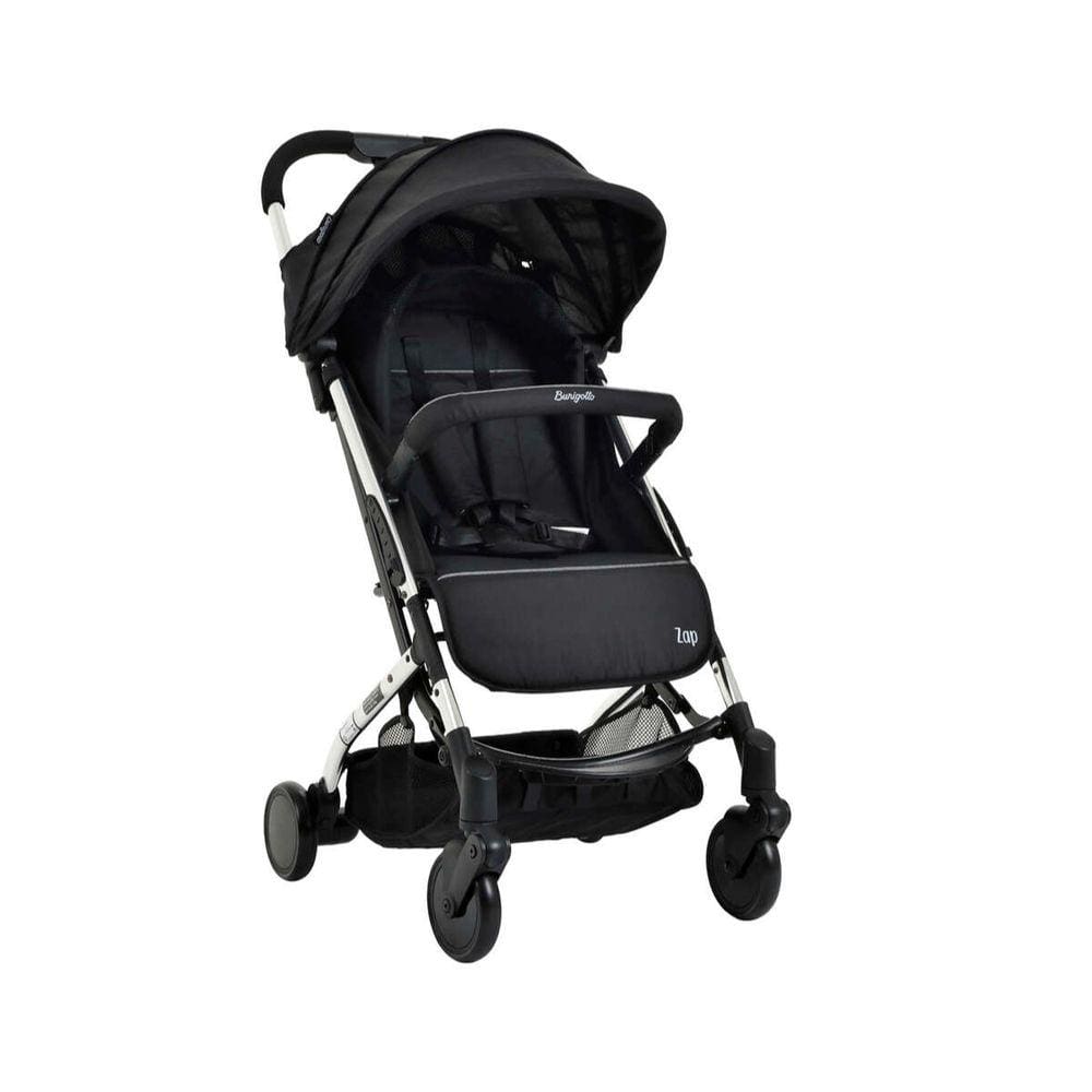 Carrinho De Bebê Zap Black silver Burigotto