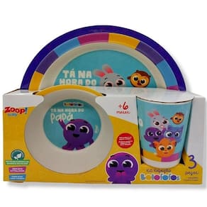 Kit Refeiçao Bolofofos 3 Peças Zoop TOYS BF00015