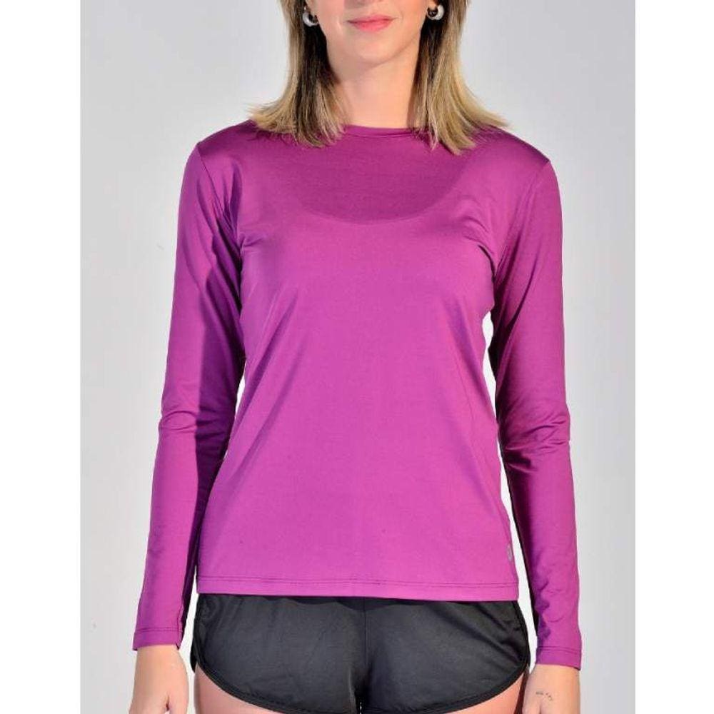Camiseta Wunder Proteção UV50 Feminina Roxo